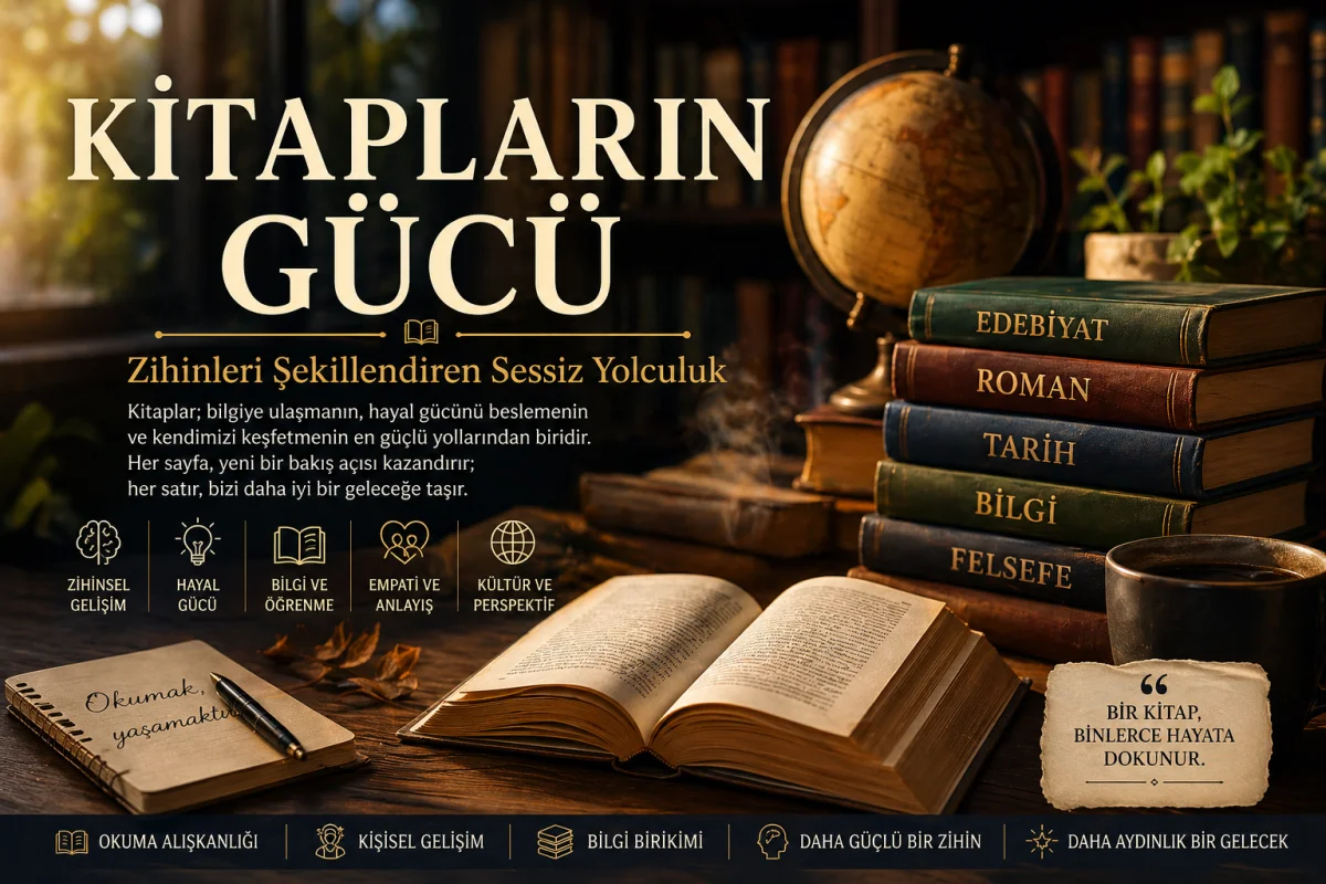 Kitapların Gücü: Zihinleri Şekillendiren Sessiz Yolculuk - Kitaplar yazısı